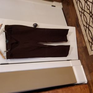 Lauren Brown Twill Ladies Pants,  size 14